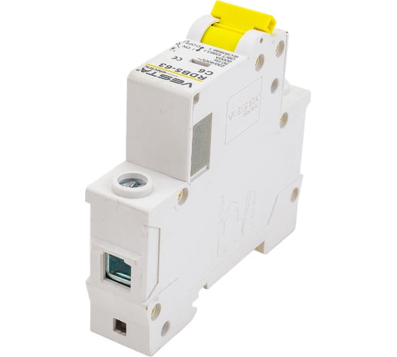 Автоматический выключатель Vesta Electric avt. vesta 1p-6a rdb5 6ka HLAV000106