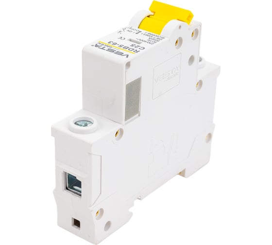 Автоматический выключатель Vesta Electric avt. vesta 1p-25a rdb5 6ka HLAV000110