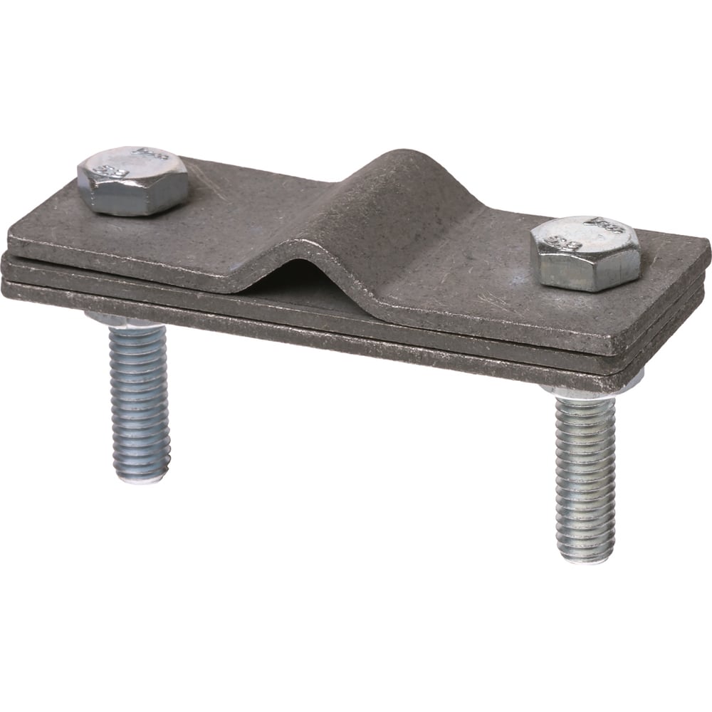 Соединительный зажим TDM 2-х болт. с контакт. пластиной прут-полоса ...