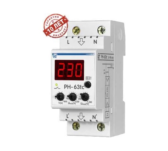 Реле напряжения НовАтек-Электро РН-63tc 3425600063tc