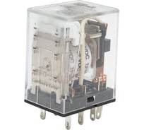 Промежуточное реле DEKraft 2-контактное, с led инд. 5а 12в dc пр-102 23836DEK