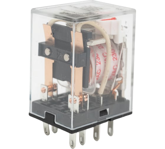 Промежуточное реле DEKraft 2-контактное, с led инд. 5а 230в ac пр-102 23864DEK
