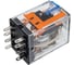 Промежуточное реле Dekraft ПР-102, 2 конт., LED, TEST функция, 5 А, 48 В, тип DC 23843DEK 4