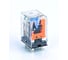 Промежуточное реле Dekraft ПР-102, 2 конт., LED, TEST функция, 5 А, 48 В, тип DC 23843DEK 1