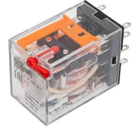 Промежуточное реле DEKraft 2-контактное, с led инд. и test функ. 5а 48в ac пр-102 23859DEK