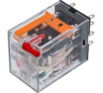 Промежуточное реле DEKraft 2-контактное, с led инд. и test функ. 5а 24в ac пр-102 23855DEK