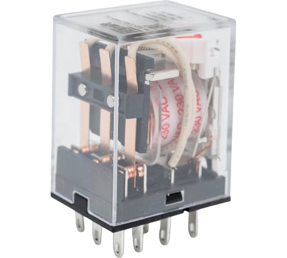 Промежуточное реле DEKraft 3-контактное, с led инд. 5а 230в ac пр-102 23883DEK