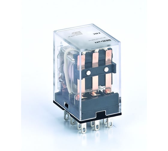 Промежуточное реле Dekraft ПР-102, 5 А, 36 В DC, 3 контакта, LED, 23871DEK