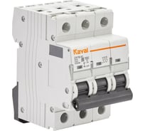 Автоматический трехполюсный выключатель KAYAL CKYB 3P,10A, 6.0кА (4 шт.) UCDCKYB3P10A