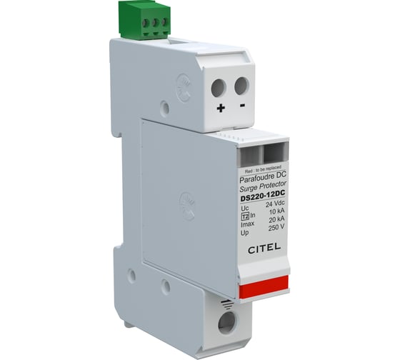 Устройство защиты от импульсных перенапряжений Citel УЗИП тип 2 DC DS220S-12DC 390111 1
