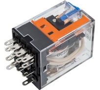 Промежуточное реле DEKraft 4 контакта, с led индикацией и test функцией, 3а, 220в dc, пр-102 23815DEK