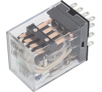 Промежуточное реле DEKraft 4 контакта, с led индикацией, 3а, 12в dc, пр-102 23802DEK