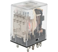 Промежуточное реле DEKraft 4 контакта, с led индикацией, 5а, 380в ac, пр-102 23901DEK