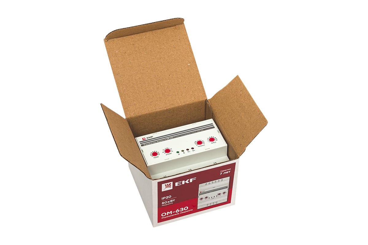 Ограничитель мощности EKF 3-фазный ОМ-630 PROxima rel-pl-630 - выгодная ...
