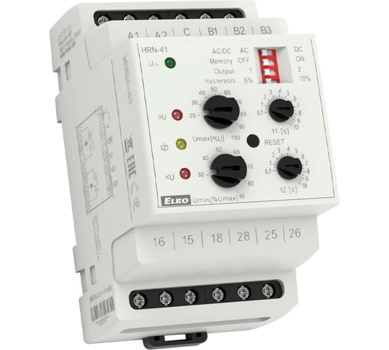 Реле комплексного контроля напряжения ELKO HRN-41/230 AC 230 V EP 00000000638 1