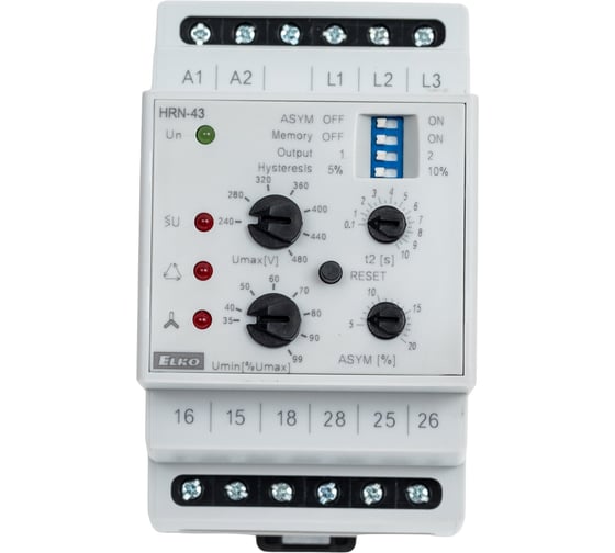 Реле комплексного контроля напряжения ELKO HRN-43/400 AC 400V EP 00000000469