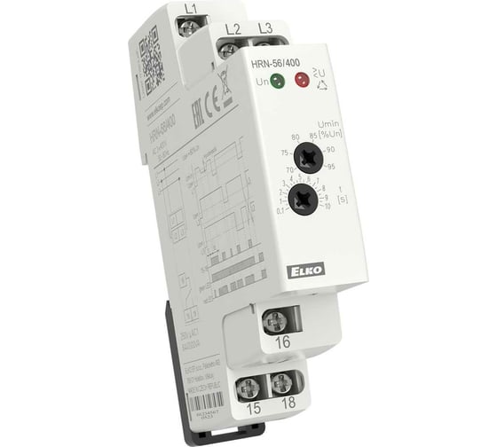 Реле контроля напряжения ELKO HRN-56/400 3x400V EP НФ-00000096 1