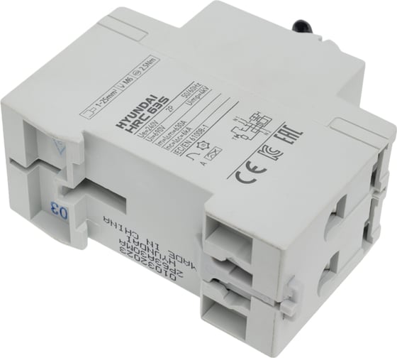 Устройство защитного отключения Hyundai HRC63S 2PG4S0000C 00063F 2п, 63A, 30mA 13.05.000056
