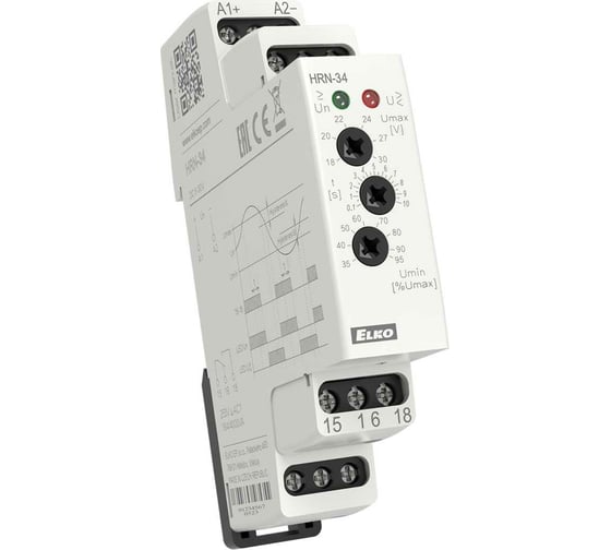 Реле контроля напряжения ELKO HRN-34 DC 6-30V EP 00000000285 1
