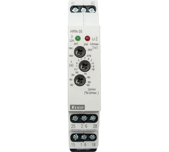 Реле контроля напряжения HRN-35 AC 48-276 V ELKO EP 00000000633