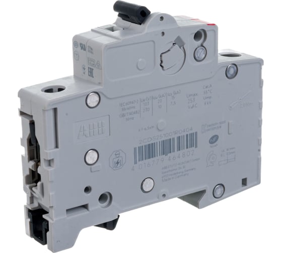 Автоматический модульный выключатель ABB 1п C S201 6кА 40А 2CDS251001R0404