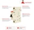 Автомат модульный ABB 1п C SH201L 4.5кА 16А 2CDS241001R0164 2