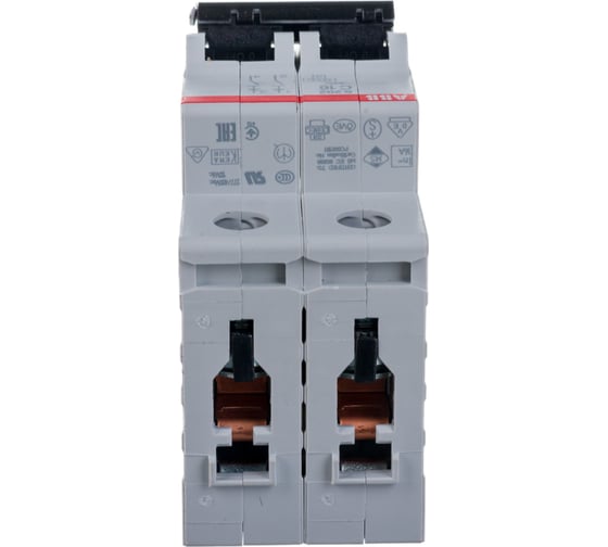 Автоматический модульный выключатель ABB 2п C S202 6кА 16А 2CDS252001R0164