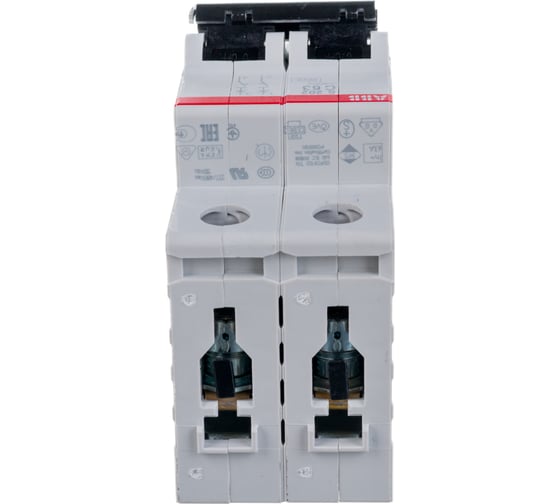 Автоматический модульный выключатель ABB 2п C S202 6кА 63А 2CDS252001R0634
