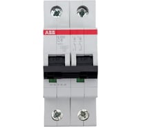 Автоматический модульный выключатель ABB 2п C S202 6кА 6А 2CDS252001R0064