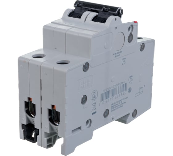 Автоматический модульный выключатель ABB 2п C SH202L 4.5кА 16А 2CDS242001R0164