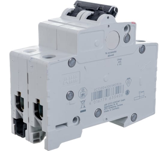 Автоматический модульный выключатель ABB 2п C SH202L 4.5кА 32А 2CDS242001R0324