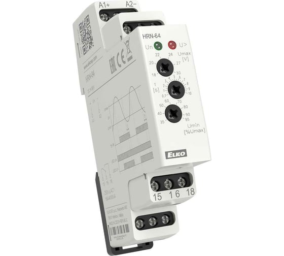 Реле контроля напряжения ELKO HRN-64 DC 6-30V EP НФ-00000101