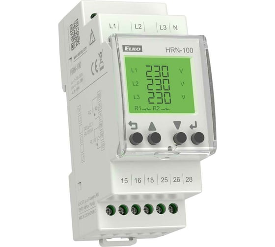 Многофункциональное реле контроля напряжения ELKO HRN-100 EP НФ-00001188