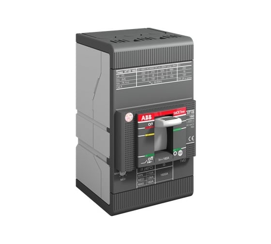 Автоматический выключатель ABB XT1B 160 TMD40-450 40A 3p F F 1SDA066803R1