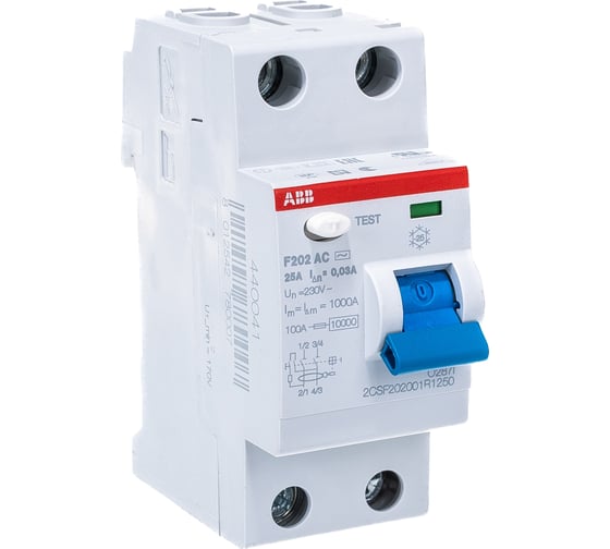 УЗО ABB 2CSF202001R1250 F202 1