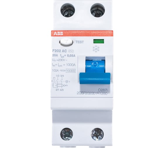 УЗО ABB 2CSF202001R1250 F202