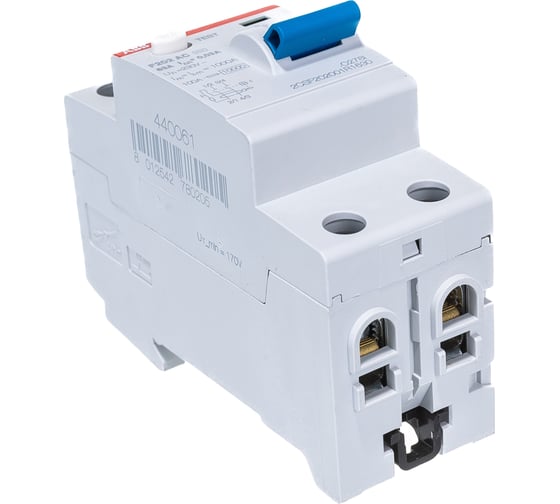 Выключатель дифференциального тока ABB 2п 63A 30mA тип AC F202 2CSF202001R1630