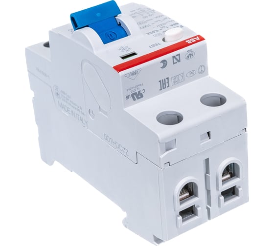 Выключатель дифференциального тока ABB 2п 63A 30mA тип AC F202 2CSF202001R1630