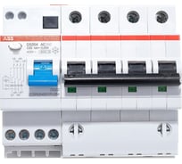 Автоматический выключатель дифференциального тока ABB 4п C 30mA AC 6kA DS204 25A 2CSR254001R1254