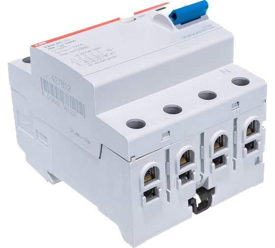 Выключатель дифференциального тока ABB 2CSF204001R1250 F204 4п AC 25A 30mA