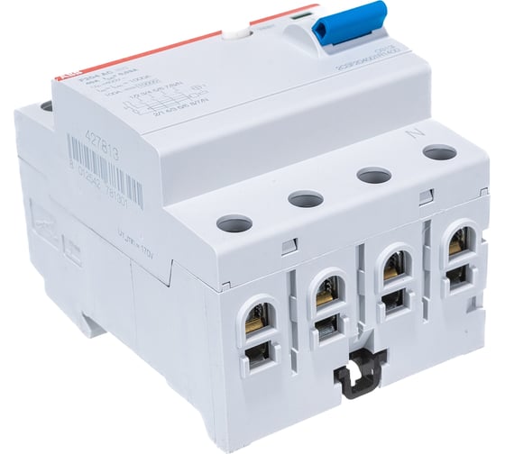 Выключатель дифференциального тока ABB 4п 40A 30mA тип AC F204 2CSF204001R1400