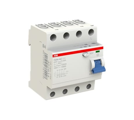 Выключатель дифференциального тока ABB 4п 63A 30mA тип AC F204 2CSF204001R1630