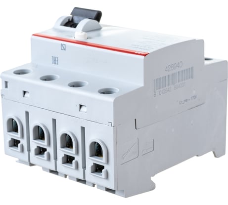 Выключатель диффиренциального тока ABB 4п 40A 30mA тип AC FH204 2CSF204002R1400