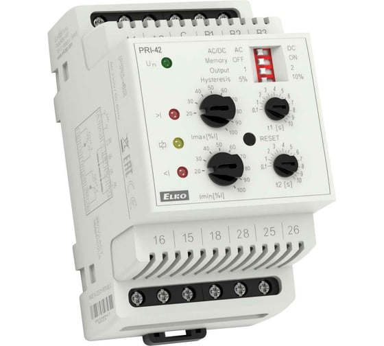 Реле контроля тока ELKO PRI-42/24 AC/DC 24V EP 00000000403