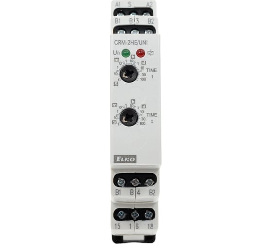 Мультиреле времени ELKO CRM-2HE/UNI + 2x potentiometer AC / DC 12-240 V с двумя потенциометрами EP 00000000468
