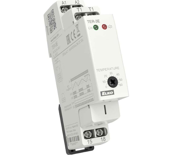 Термостат ELKO EP TER-3Е 0.. +60 C AC / DC 24-240V 00000000007
