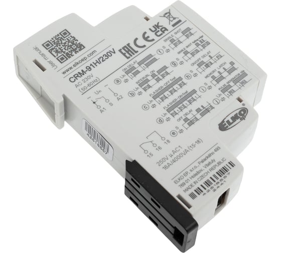 Мультифункциональное реле времени ELKO EP CRM-91H/230V 10 функций (0,1с -10 дней) AC 230В 00000000116