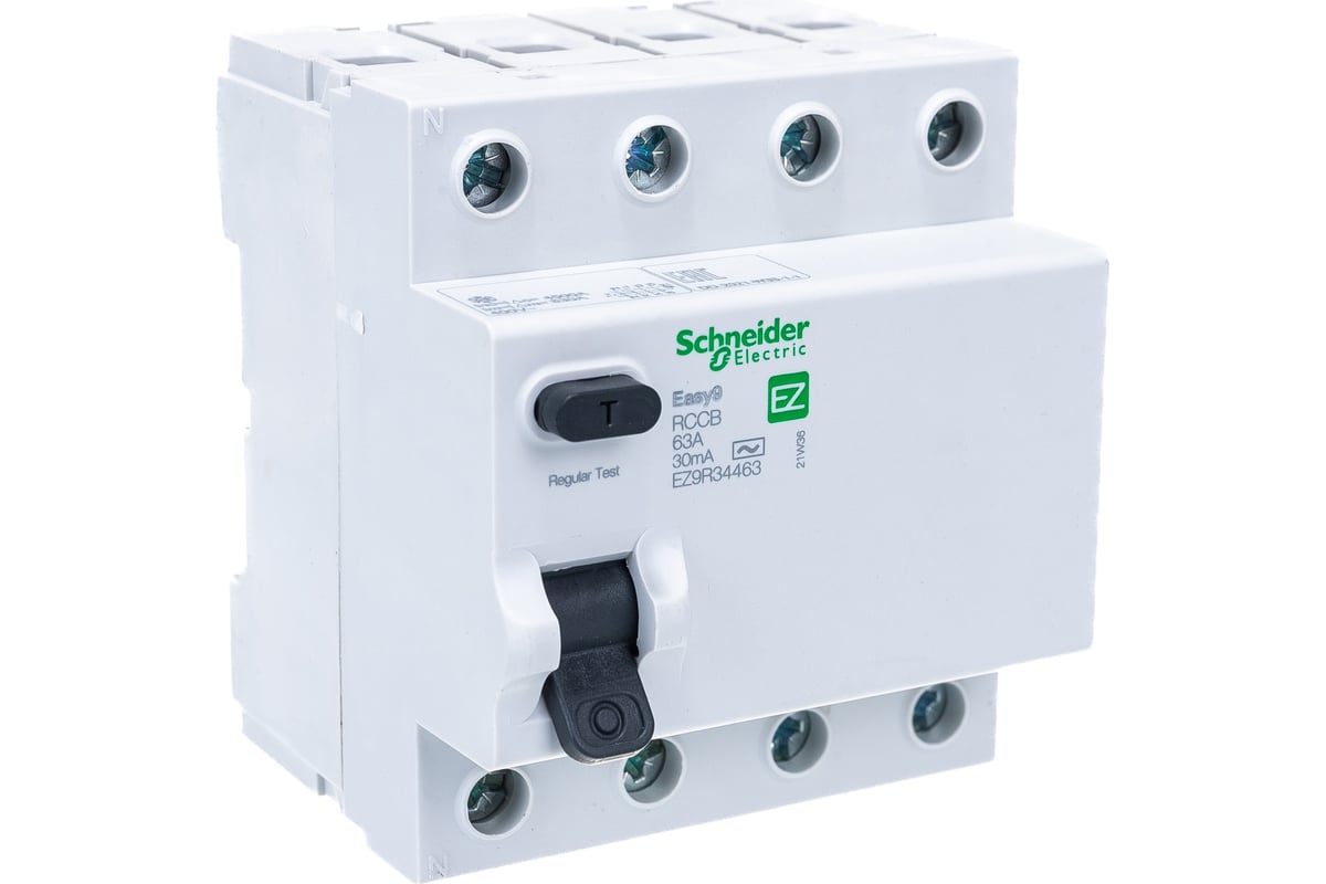 Узо 4п 40а 300ма schneider electric easy9 тип ас