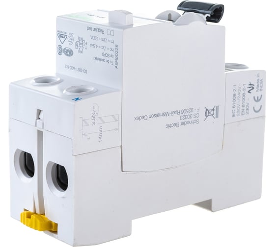 УЗО Systeme Electric iID K Acti9 2п, 25A, 30mA, AC A9R50225