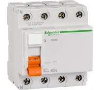 Выключатель дифференциального тока Systeme Electric 11463 ВД63 Домовой 4п 40A 30mA AC